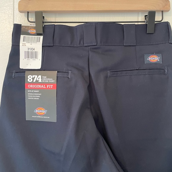 Dickies Original Fit 874 Work Pants, NWT, Navy - Picture 5 of 7